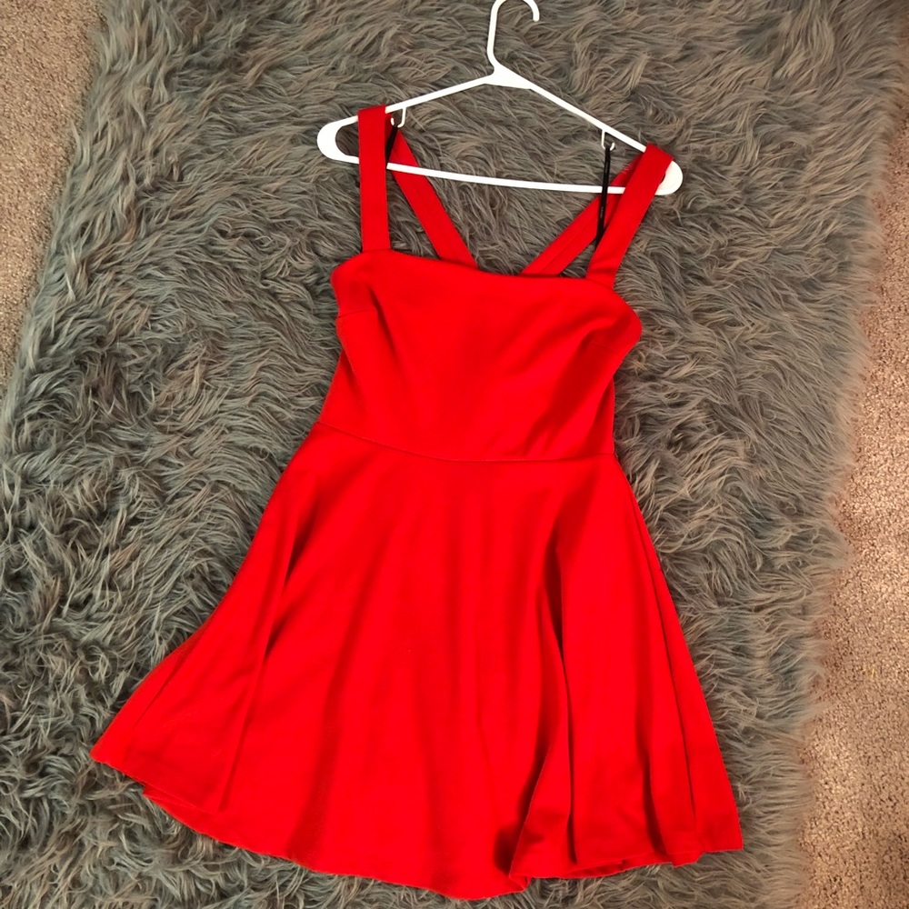 Red dress